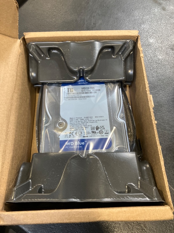 View 3 of Western Digital 2TB WD Blue Internal Hard Drive