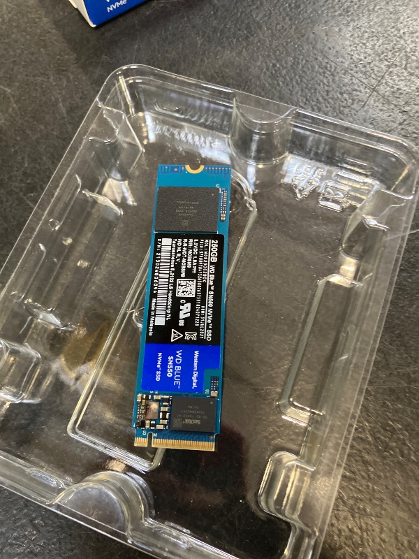 View 3 of Western Digital WD Blue SN550 NVMe 250GB Internal SSD