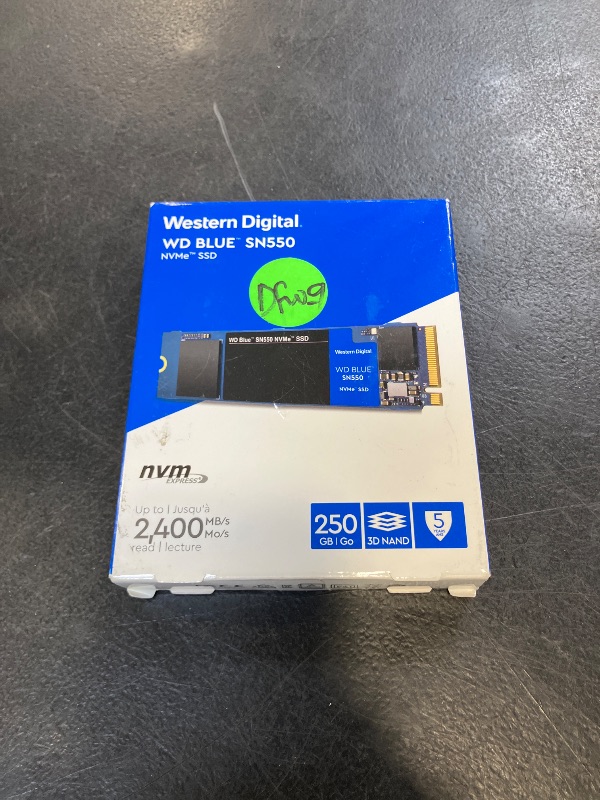 View 2 of Western Digital WD Blue SN550 NVMe 250GB Internal SSD