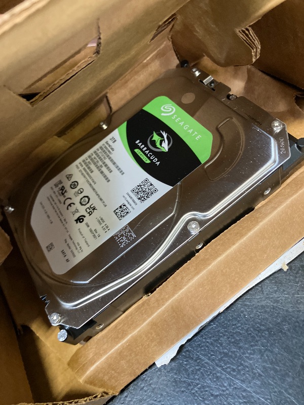 View 3 of Seagate BarraCuda 3TB Internal Hard Drive HDD