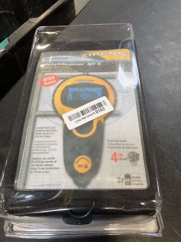 View 2 of Zircon MetalliScanner MT X Rebar & Metal Detector