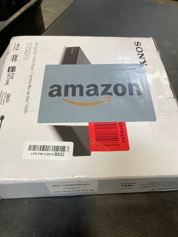 View 2 of Sony BDP-S1700U Full HD 1080p Blu-ray DVD Player with HDMI Cable