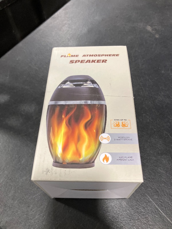 View 2 of Vanten Outdoor Bluetooth Speaker with LED Flame Light