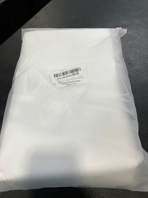 View 2 of Klmnop 2 Pack Waterproof Dog Bed Liners, Washable Replacement Liner for Dog Bed, Leakproof Foam Mattress Protector, Liner Only 44 x 32 x 4 Inch(White)