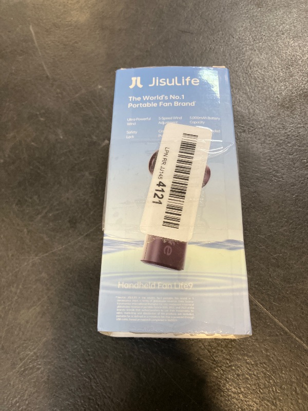 View 2 of JISULIFE Portable Handheld Fan Life9, 5000mAh, 18H Runtime