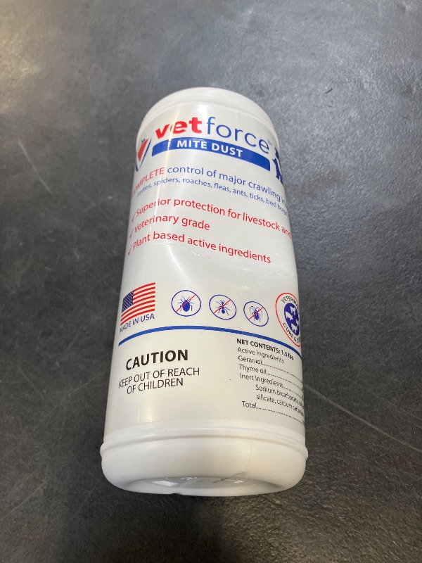 View 2 of Vetforce Mite Dust – Pest Management Powder – Suitable for Indoor and Outdoor Use