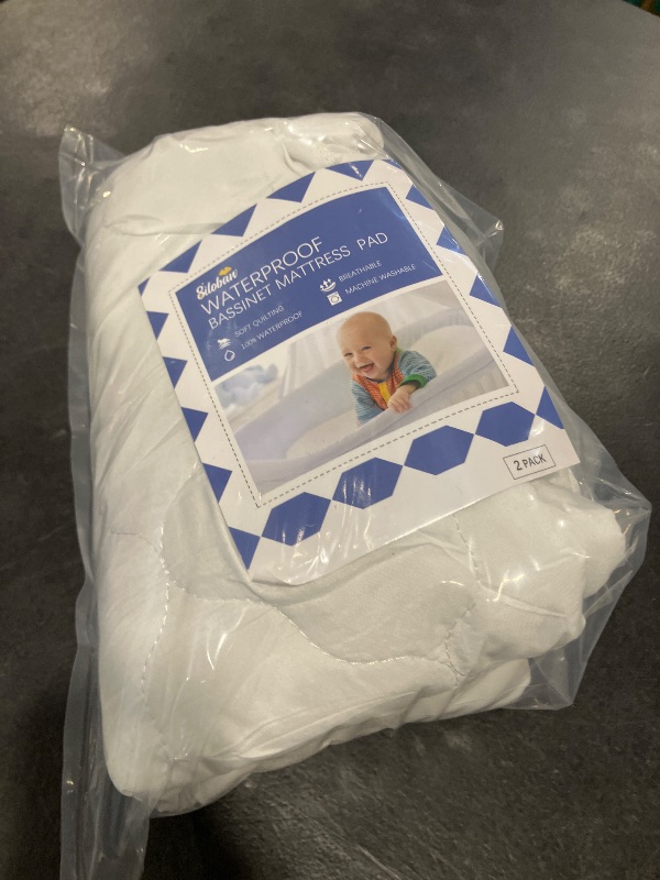 View 2 of Biloban Bassinet Mattress Pad Cover 16" x 32"