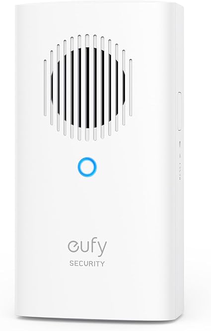 Photo 1 of eufy Security Video Doorbell Add-On Chime, Indoor Chime, Requires eufy Security Video Doorbell E340/C30/C31, No-Delay Ring, Adjustable Volume, 8 Fun Ringtones, only works with 2.4GHz Wi-Fi