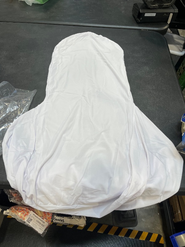 Photo 1 of ELASTIC WHITE CHAIR COVER 13 PIECE 