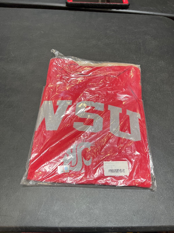 View 2 of LOGOVISION Washington State University One Color Arch Unisex Adult T Shirt, Red, X-Large