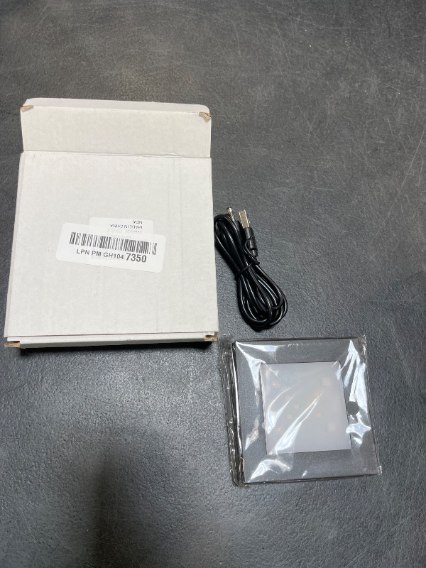 View 2 of PHOSOK LED Display Stand Base - Black Square Crystal Stand