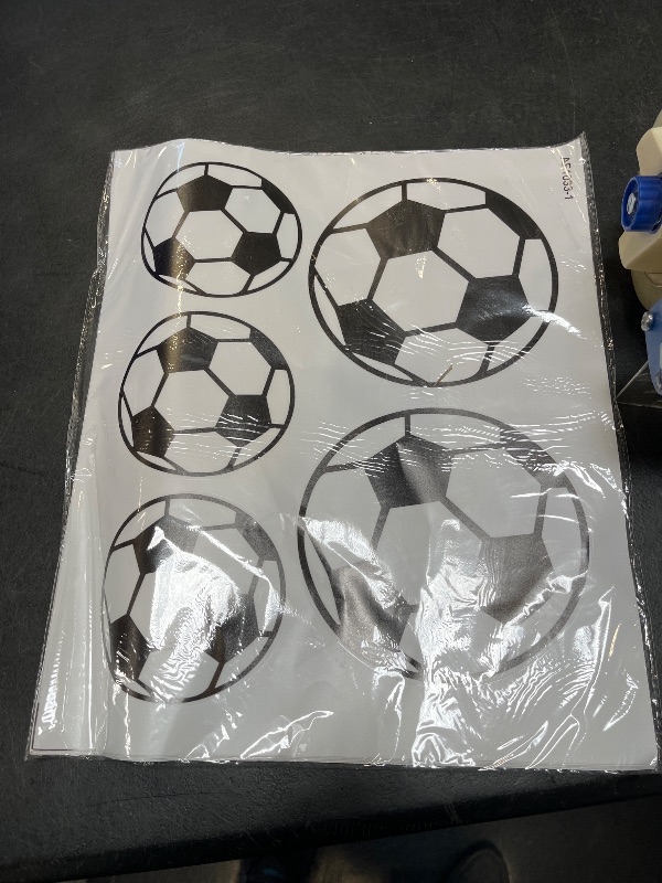 View 2 of LZYMSZ Soccer Wall Decal Sticker