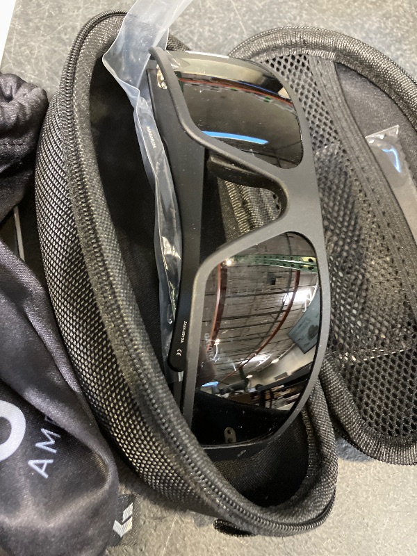 View 3 of Gatorz Magnum Sunglasses, Black Cerakote, Smoke Polarized
