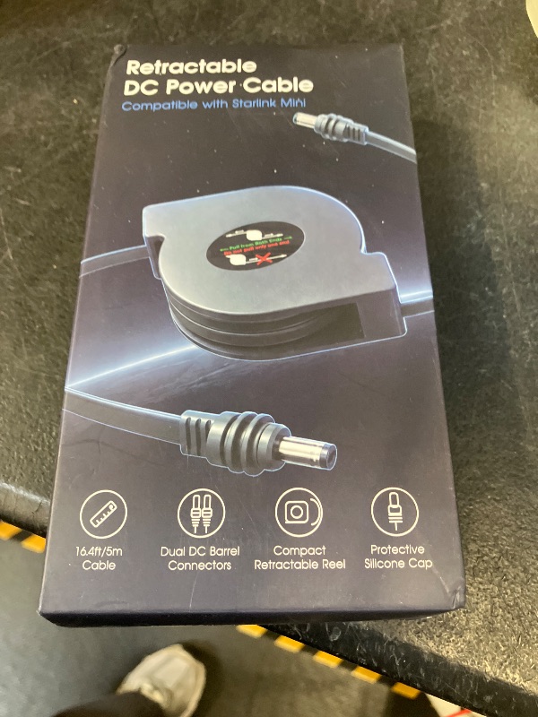Photo 1 of Starlink Mini Flat Retractable Cable 16.4FT/5M,20AWG Extension Power Cord