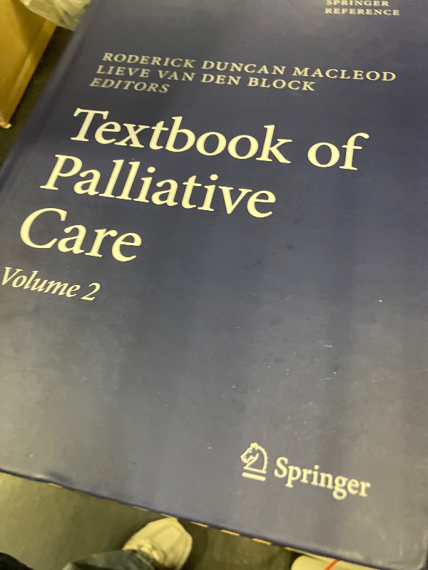 Photo 1 of Textbook of Palliative Care