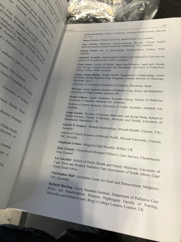 Photo 1 of Textbook of Palliative Care