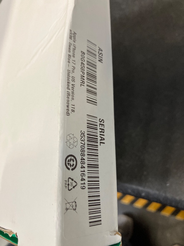 View 3 of *********NEEDS APPLE SUPPORT***********
Apple iPhone 17 Pro 1TB Deep Blue - Unlocked (Renewed Premium)
