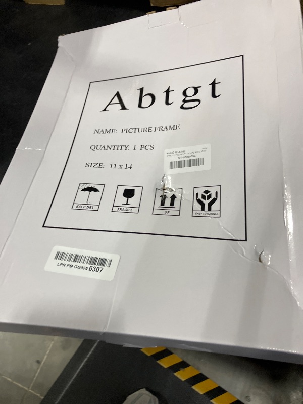 View 2 of Abtgt Canvas Floating 11x14 Frame with 0.9" Deep, Brown, With Adhesive