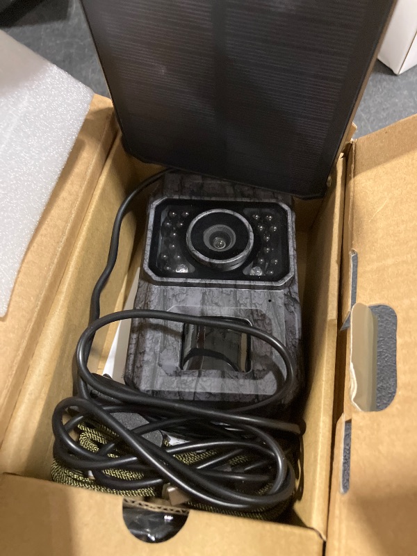 Photo 1 of MAXDONE Solar Trail Camera WiFi Bluetooth, 4K 64MP