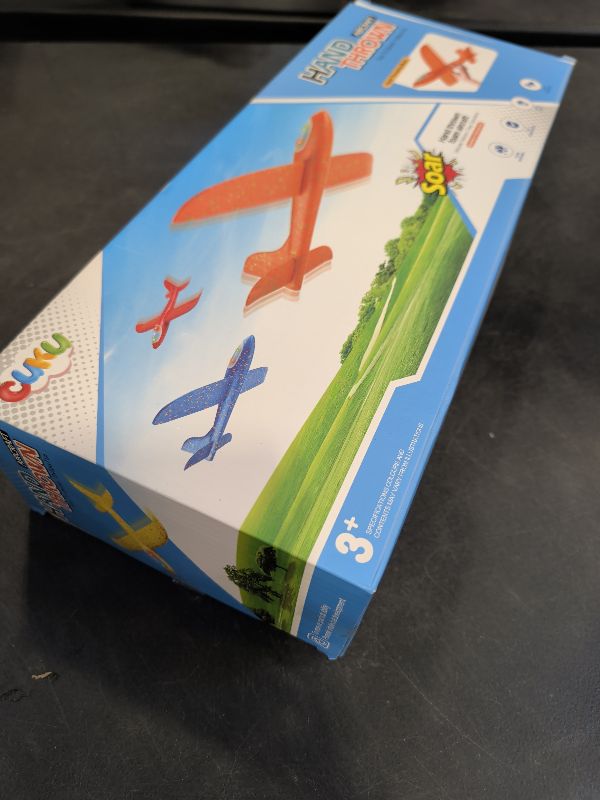 Photo 1 of CUKU 6 Pack LED Light Airplane Toys - 17.5" Large Foam Plane