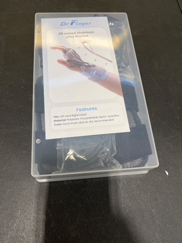 View 3 of DrFinger Radial Nerve Palsy Splint Brace - Black