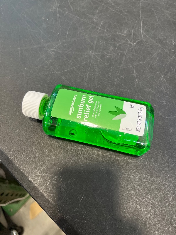 View 2 of Amazon Basics Sunburn Relief Gel with Aloe Vera, 8 oz