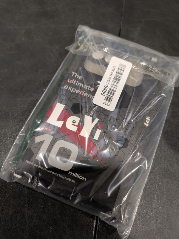 Photo 1 of LeYi Compatible for Revvl-8 Phone Case Strong Magnetic Translucent, Black