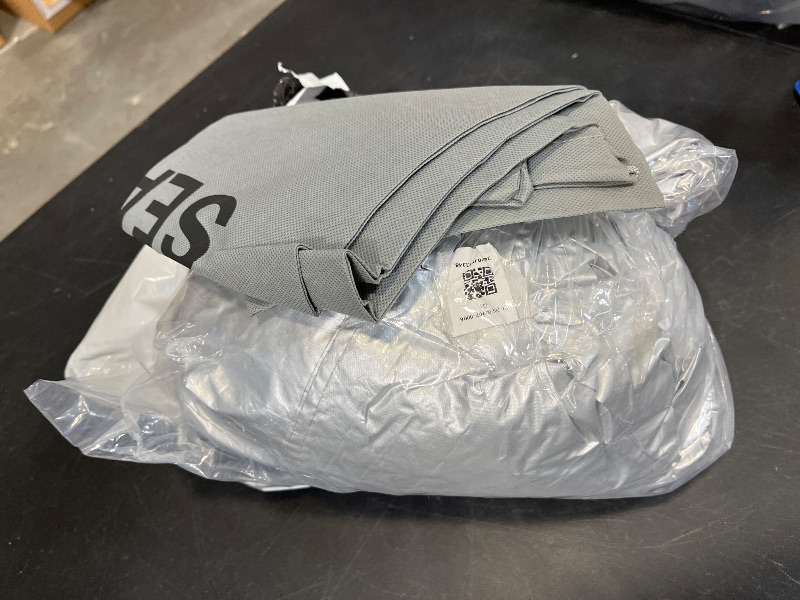 View 2 of SEAZEN Full Car Cover - Waterproof, UV Protection, Fits Sedans up to 200"
