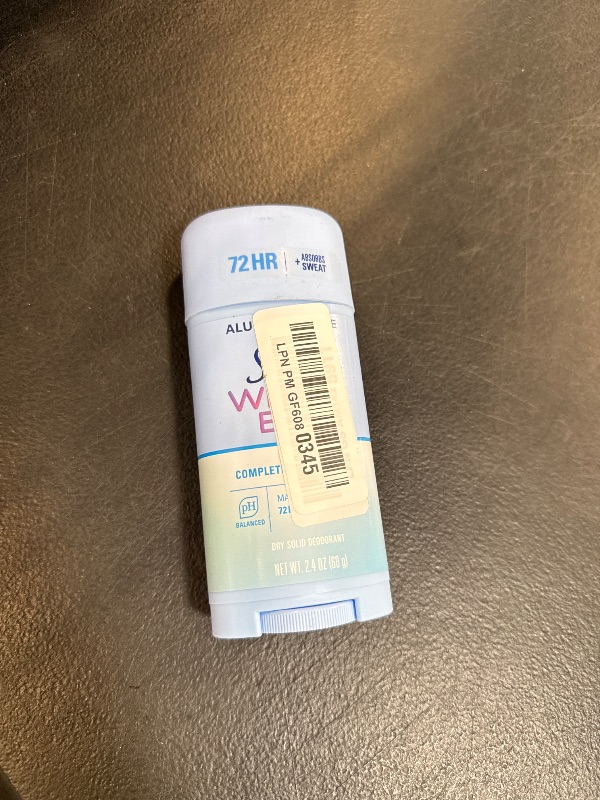 Photo 1 of Secret Whole Body Deodorant Dry Feel Stick + Absorbs Sweat for Women, Naturally Derived Ingredients, Completely Clean Scent, Aluminum Free Deodorant Stick, 72 HR Odor Protection, 2.4 oz
