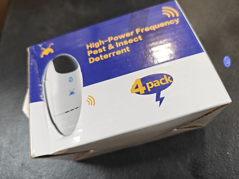 Photo 1 of 2026 Upgraded Ultrasonic Repeller Pest & Insect Indoor Repeller, 4 Pack