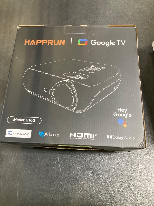 Photo 1 of HAPPRUN Native 1080P Projector with Google TV