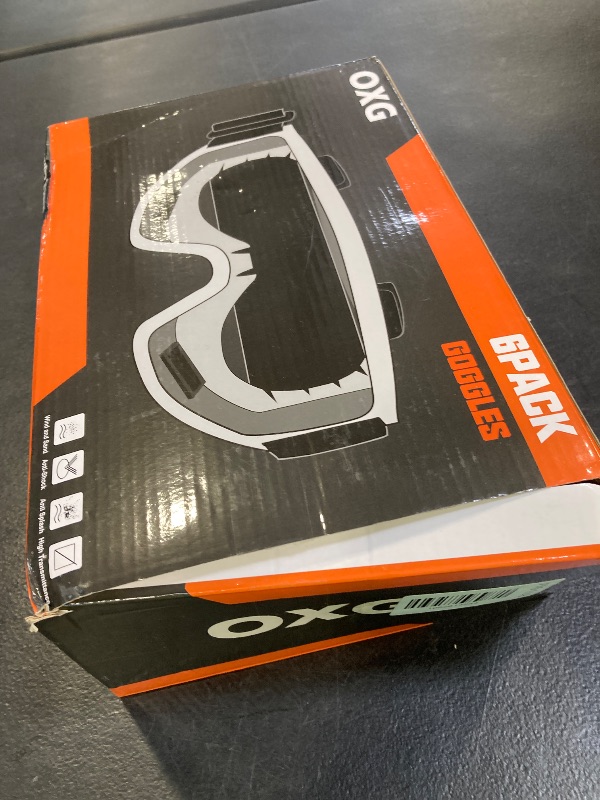 Photo 1 of OXG 6 Pack Safety Goggles
