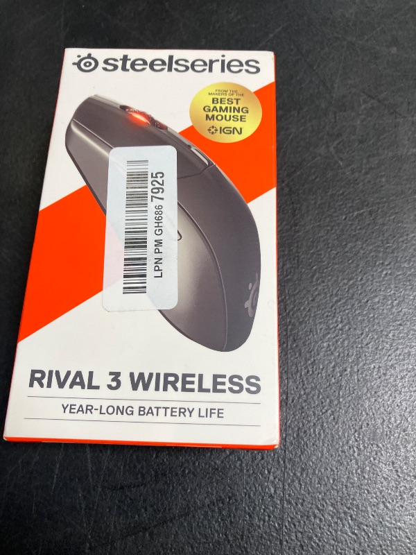 View 2 of SteelSeries Rival 3 Wireless Gaming Mouse