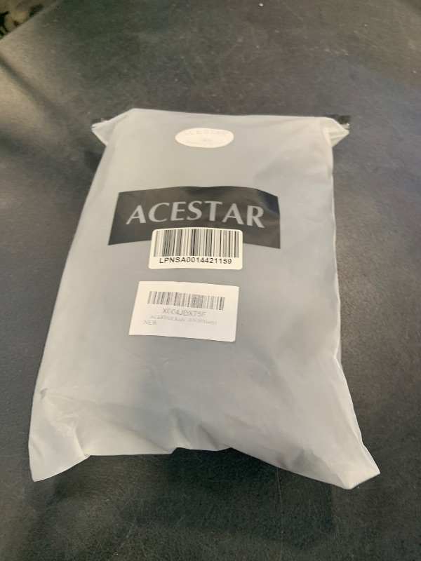 Photo 1 of ACESTAR Boys Plain Cotton Drawstring Jogger Pants - Dark Grey