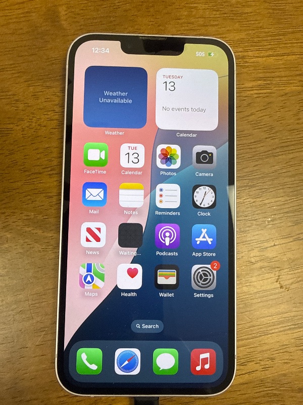 Photo 1 of Apple iPhone 14, 128GB, Purple (Renewed)