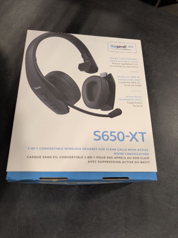Photo 1 of BlueParrott S650-XT 2-in-1 Convertible Bluetooth Headset