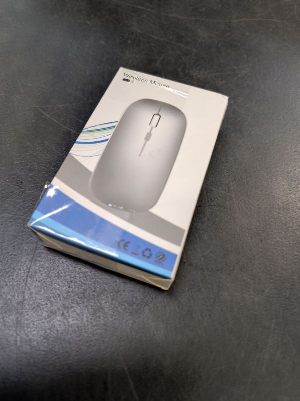 View 2 of Afaartcci Rechargeable Wireless Bluetooth Mouse - Black
