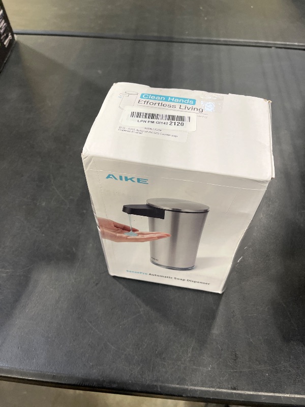 Photo 1 of AIKE SensePro Automatic Soap Dispenser - 12.8oz, Stainless Steel