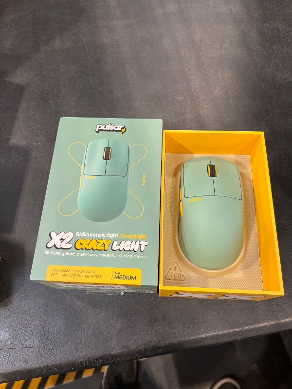 Photo 1 of Pulsar Gaming Gears X2 Crazylight Wireless Gaming Mouse, Medium, Forest