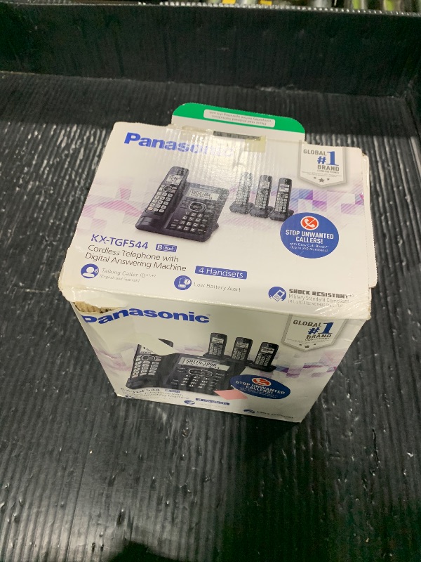 View 2 of Panasonic KX-TGF544B 4-Handset Cordless Phone System