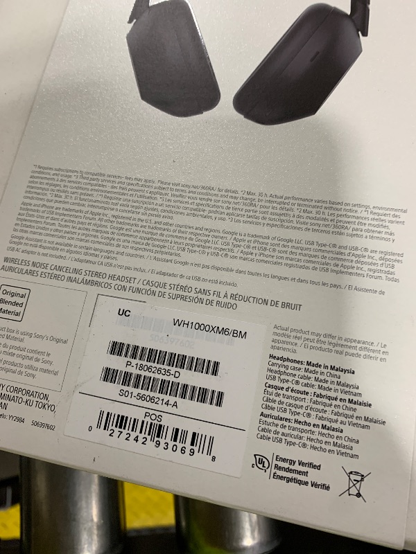 View 2 of Sony WH-1000XM6 Wireless Noise Cancelling Headphones