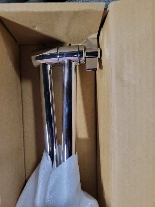 Photo 1 of 18'' Shower Head Extension Arm, Anti-Leak Adjustable Shower Arm Extender for Rain & Handheld Shower Head, Extended Shower Arm with G1/2 Universal Connector Compatible (Extend, Chrome)