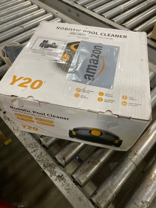 View 3 of Y20 Robotic Pool Cleaner, Cordless Pool Vacuum for Above & Inground Pools