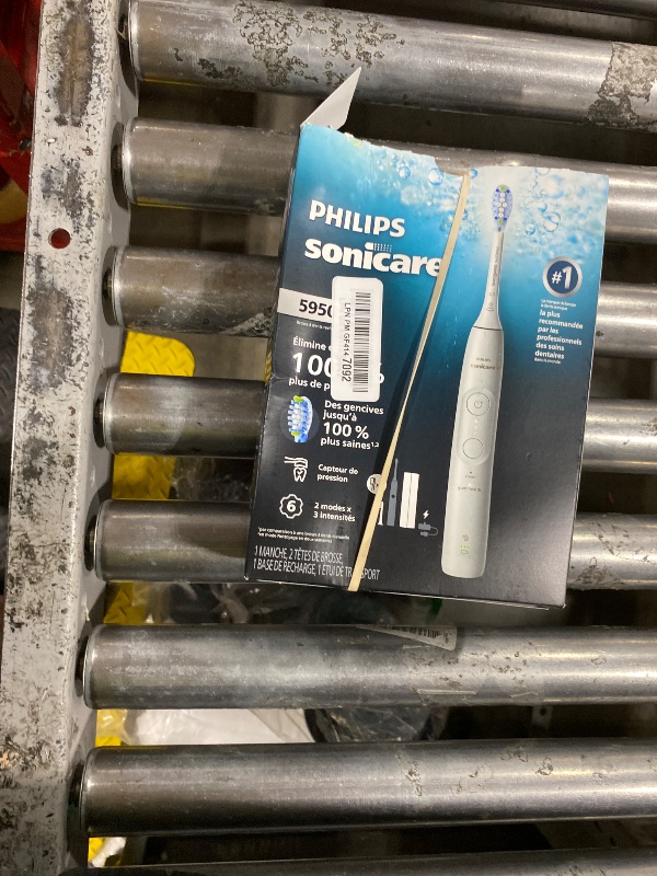 View 2 of Philips Sonicare 5950 Electric Toothbrush, White, 2 Brush Heads
