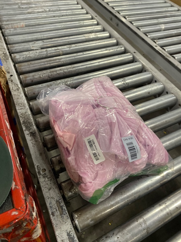 View 2 of leegleri Pink Ceiling Drapery Panels, 5ft x 20ft (12-Pack)