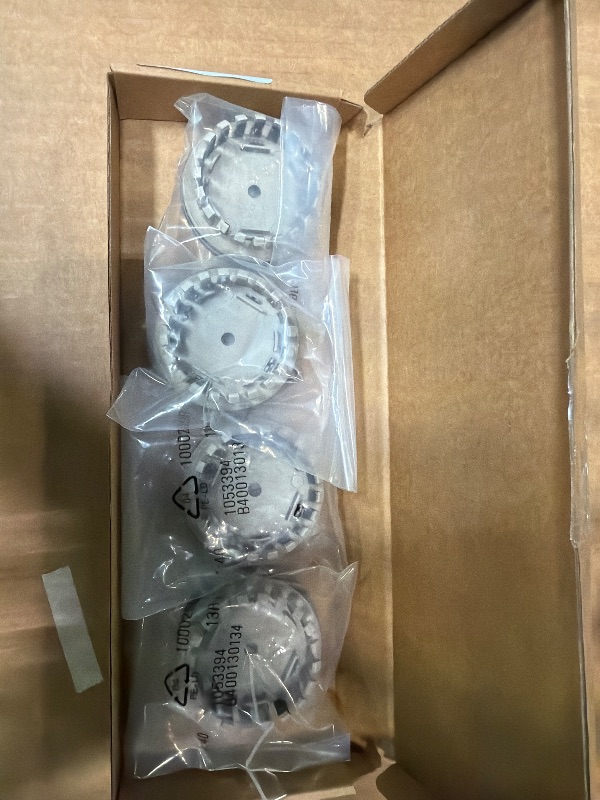 View 2 of [DAMAGED] LHBAOLUO C8 Corvette Wheel Center Caps Set