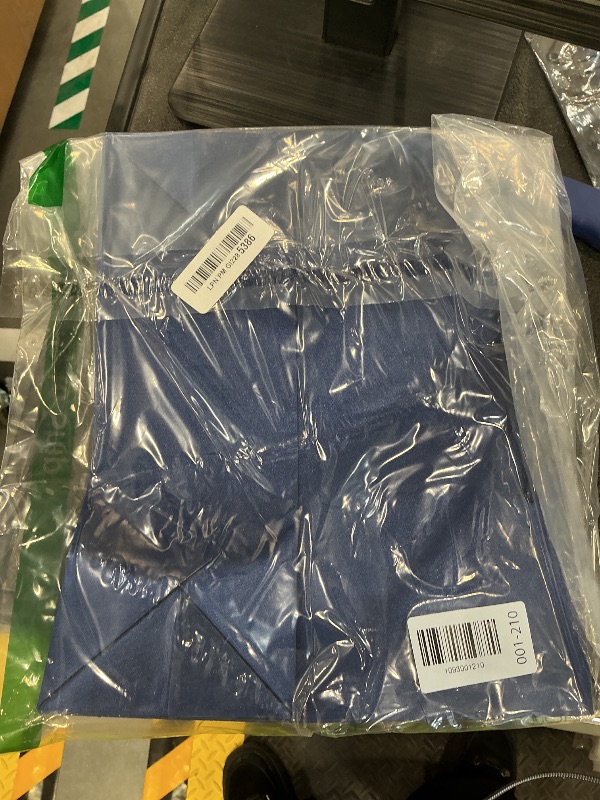 Photo 1 of Linelglobal Blue Birthday Gift Bag with Tissue Paper Solid Color Silky for Women Men Boutique 13"