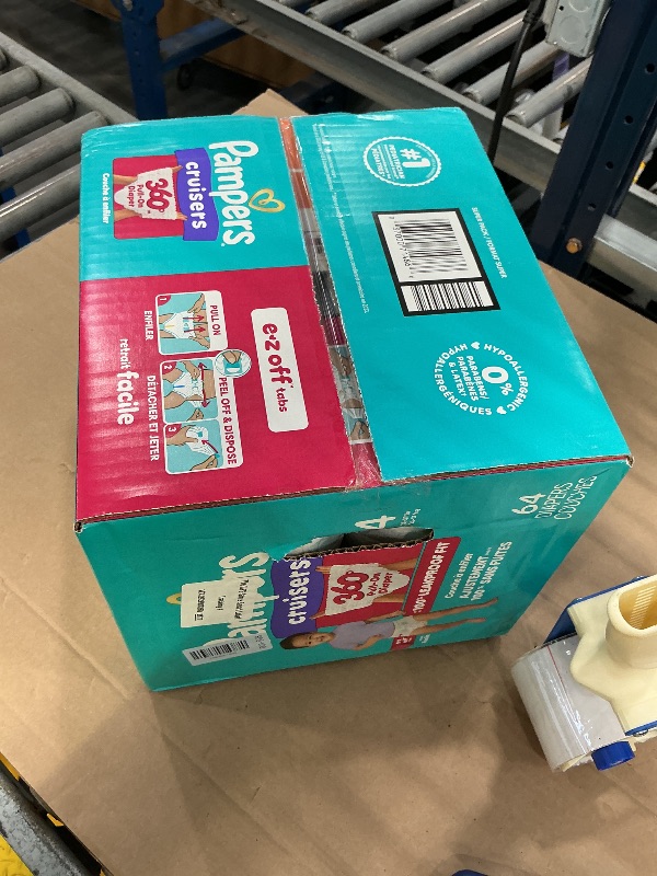 Photo 1 of Pampers Cruisers 360° Diapers - Size 4, 64 Count
