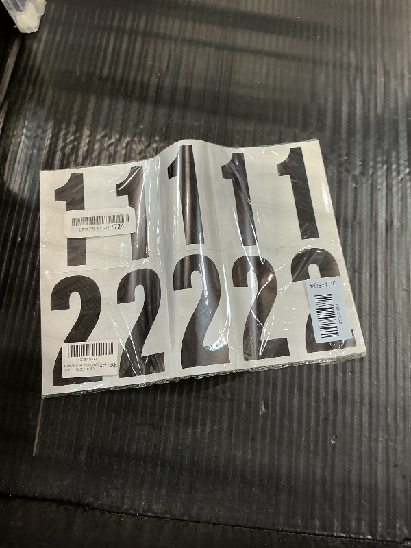Photo 1 of Superflash 4 Inch Self-Adhesive Mailbox Numbers