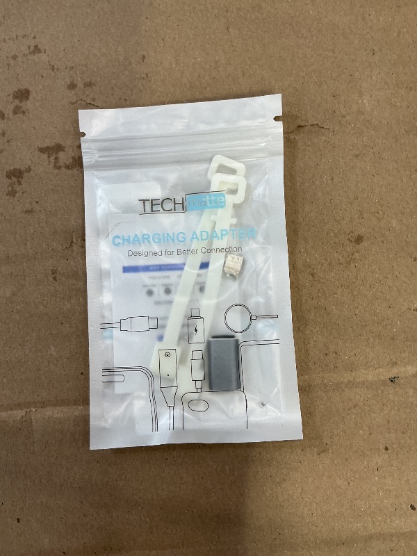 Photo 1 of TechMatte USB C to Lightning Adapter - 2 Pack